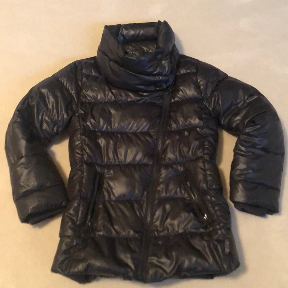 Girls Black Puffer Jacket